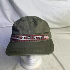 Cap America Military Caps Cadet Army Hat Adjustable Flat Top Weaver Leather